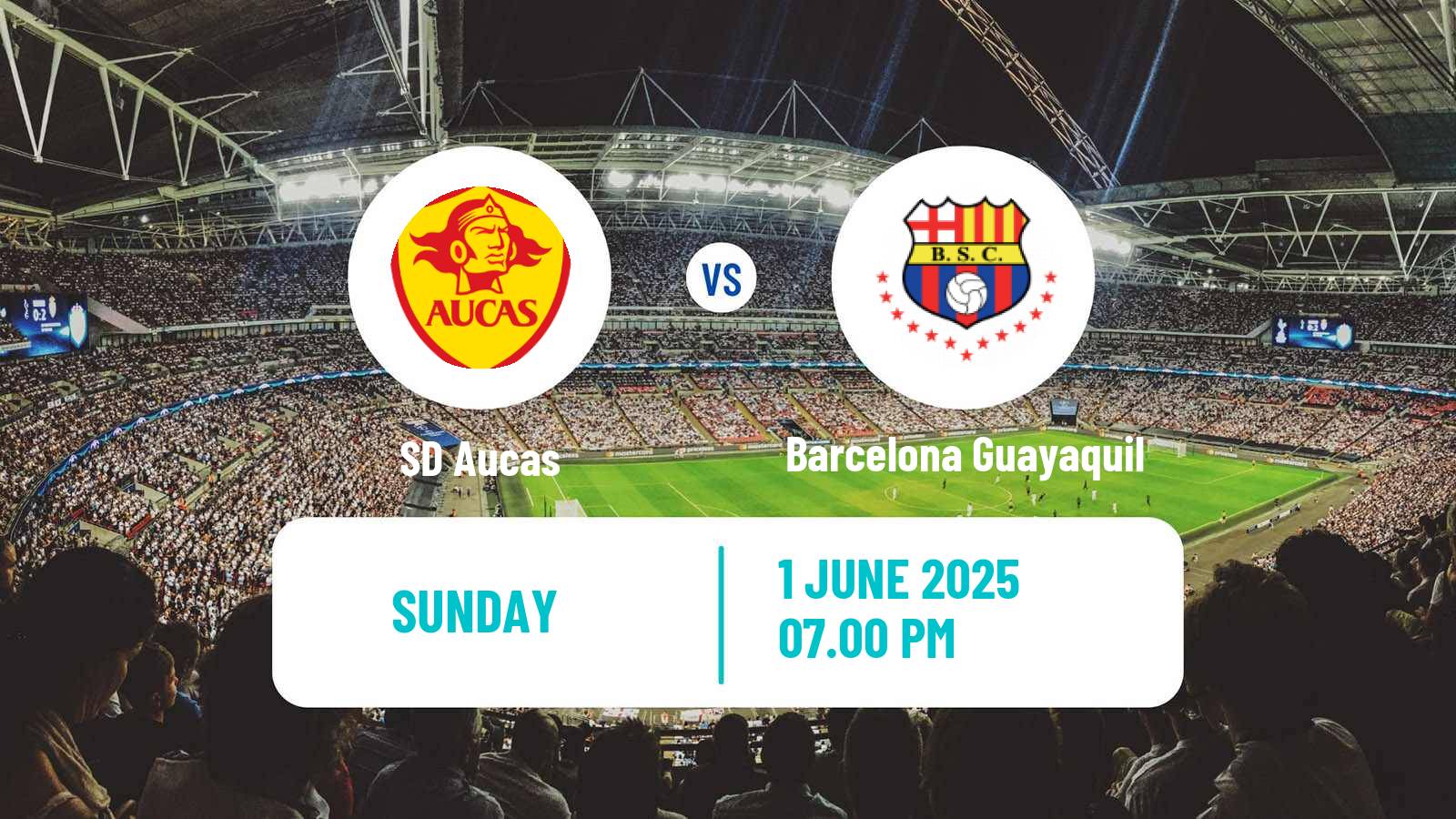 Football Ecuadorian Liga Pro SD Aucas - Barcelona Guayaquil