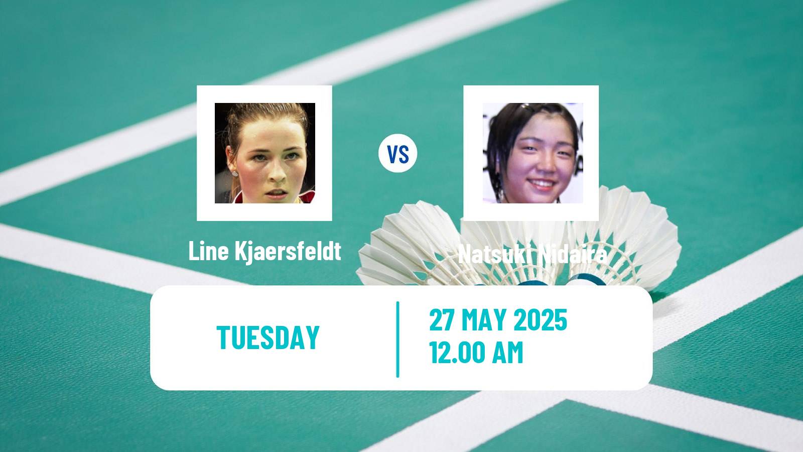 Badminton BWF World Tour Singapore Open Women Line Kjaersfeldt - Natsuki Nidaira