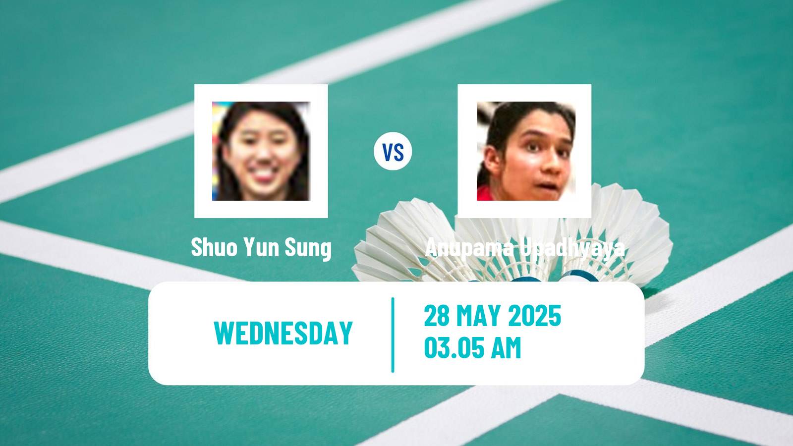 Badminton BWF World Tour Singapore Open Women Shuo Yun Sung - Anupama Upadhyaya