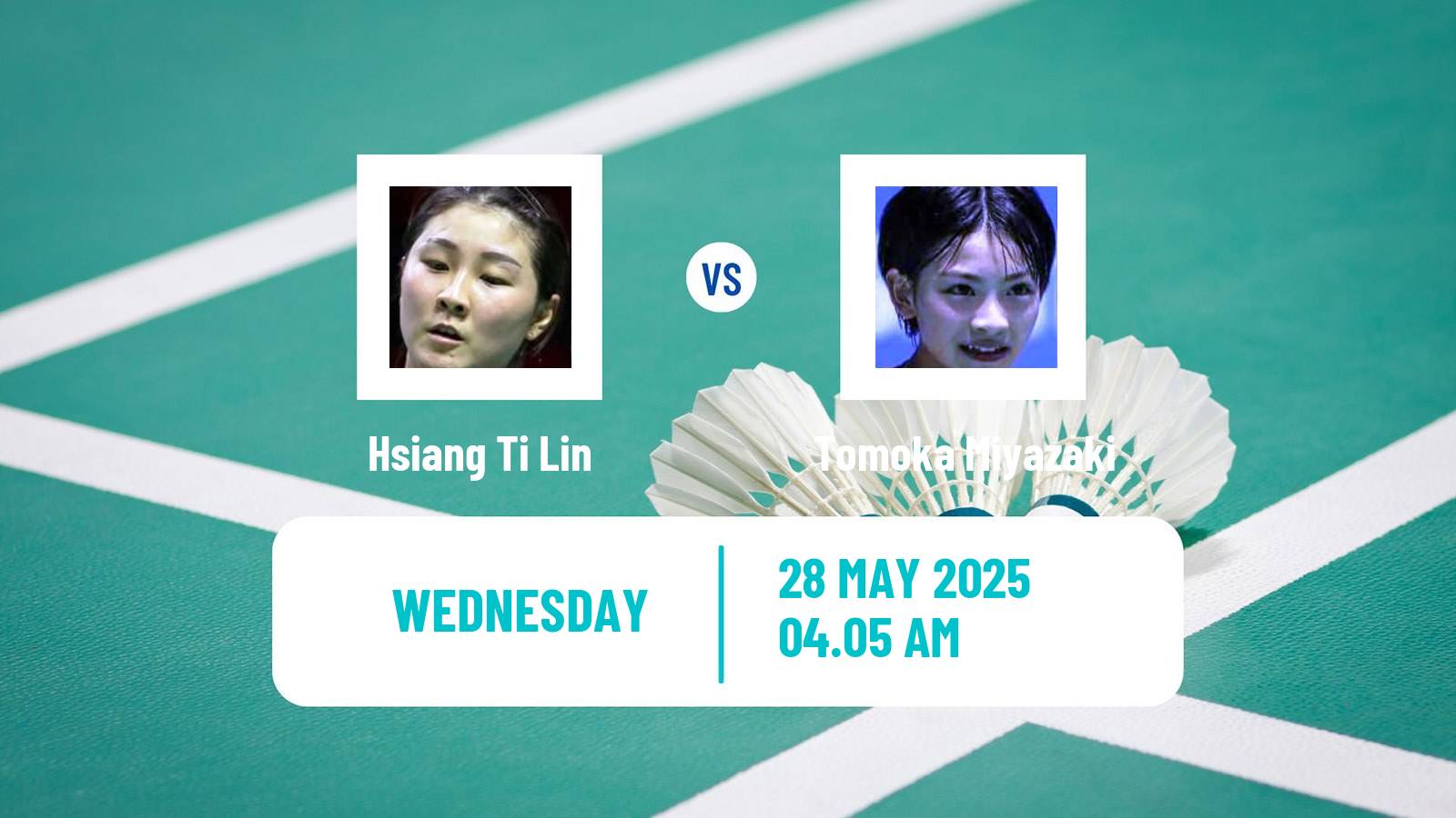 Badminton BWF World Tour Singapore Open Women Hsiang Ti Lin - Tomoka Miyazaki