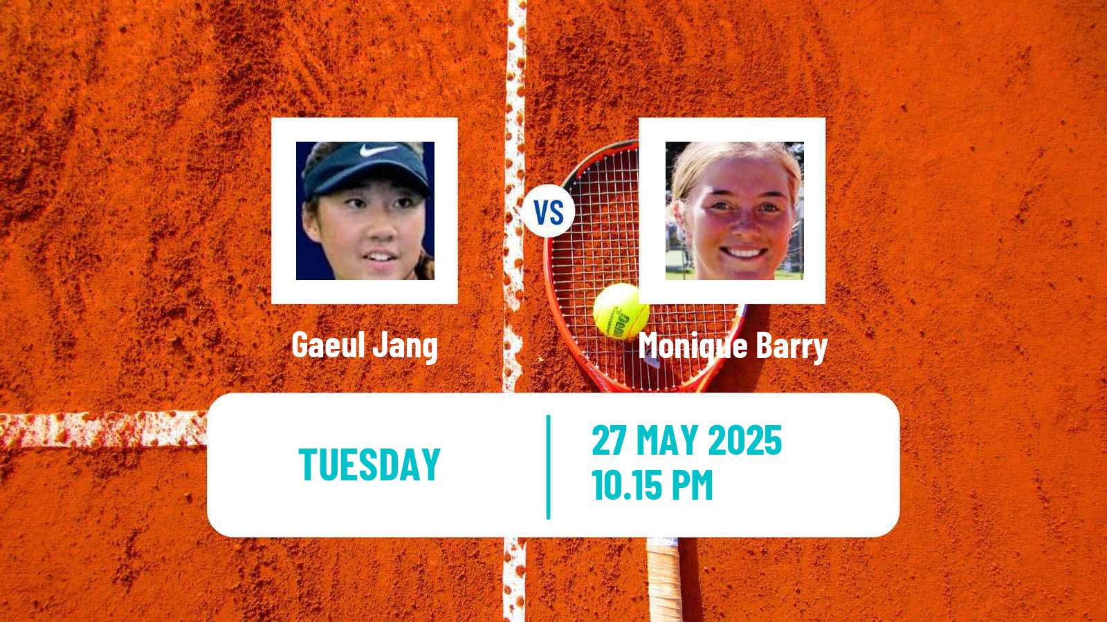 Tennis ITF W15 Daegu Women Gaeul Jang - Monique Barry