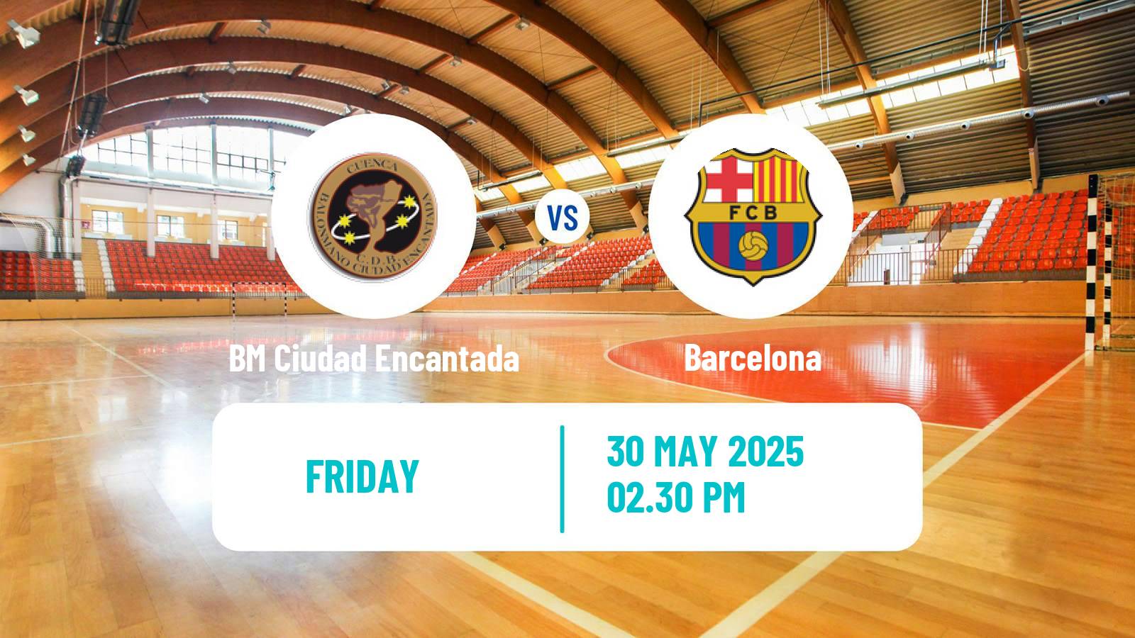 Handball Spanish Liga ASOBAL BM Ciudad Encantada - Barcelona