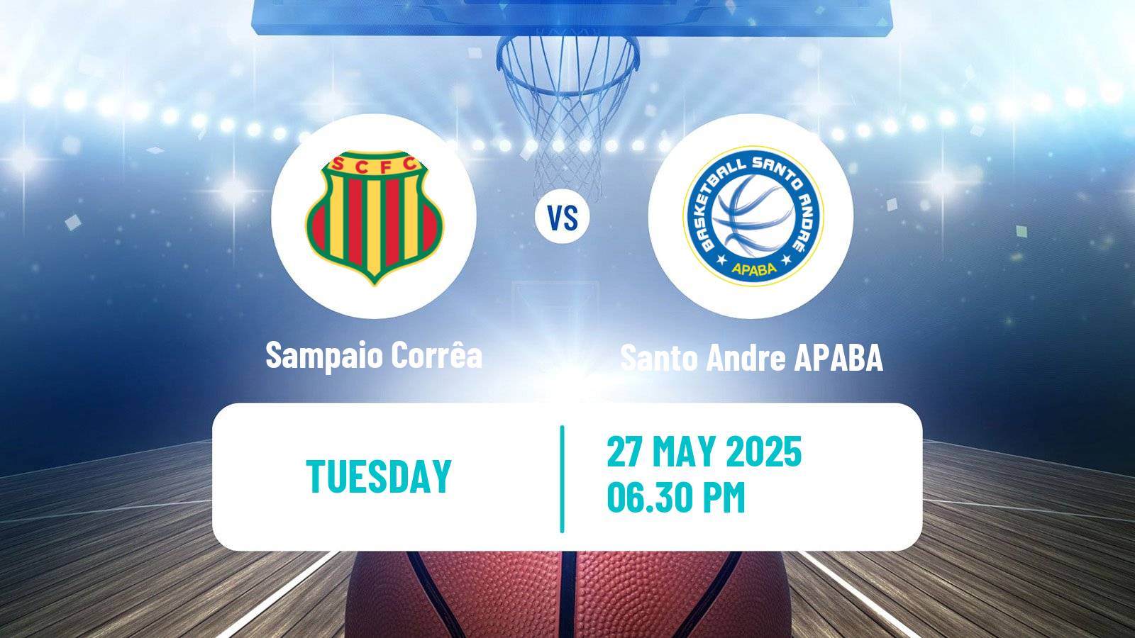 Basketball Brazilian LBF Women Sampaio Corrêa - Santo Andre APABA