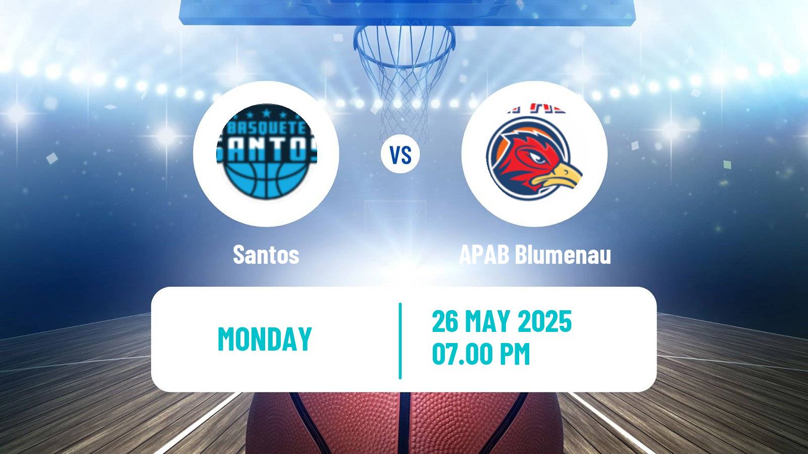 Basketball Brazilian CBB Basketball Santos - APAB Blumenau