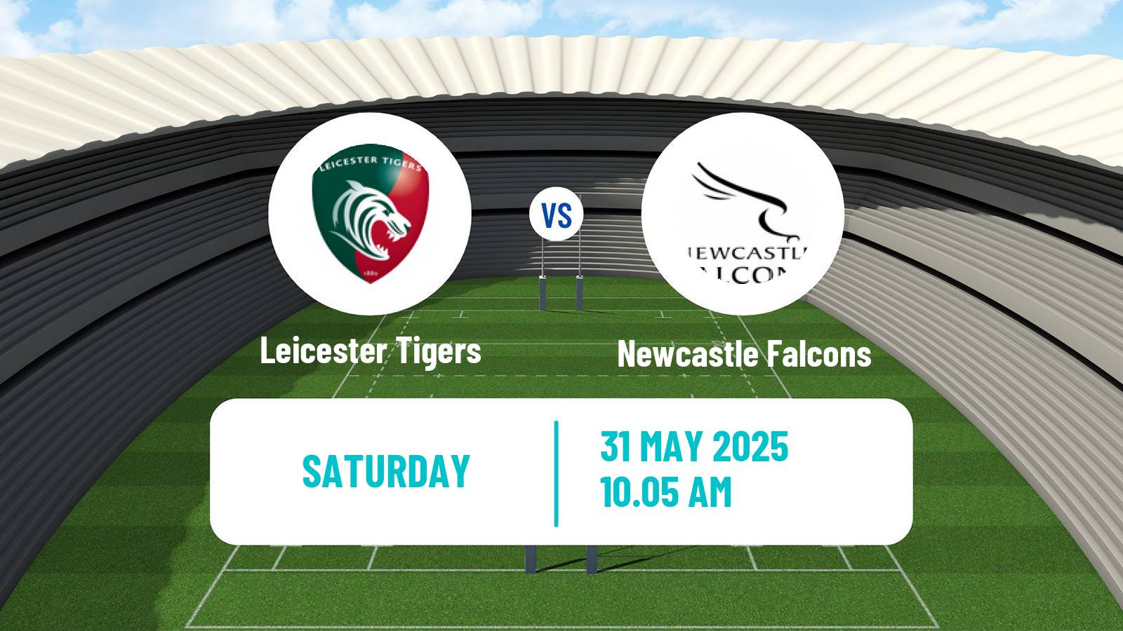 Rugby union English Premiership Rugby Leicester Tigers - Newcastle Falcons