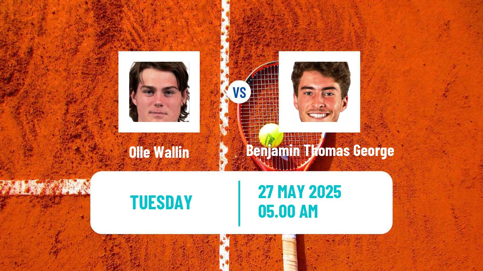 Tennis ITF M15 Kursumlijska Banja 19 Men Olle Wallin - Benjamin Thomas George