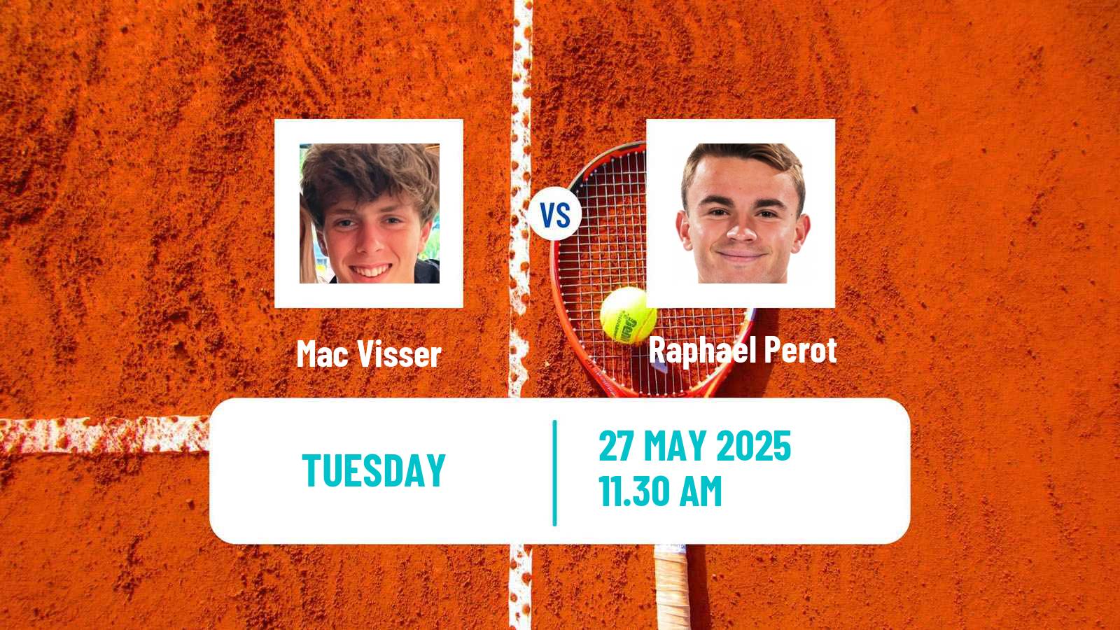 Tennis ITF M25 Carnac Men Mac Visser - Raphael Perot