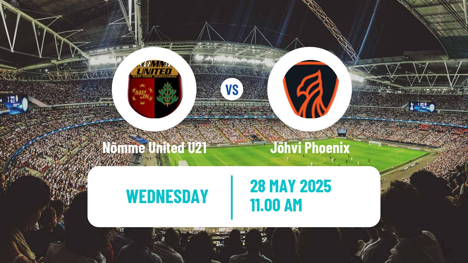 Soccer Estonian Esiliiga B Nõmme United U21 - Jõhvi Phoenix