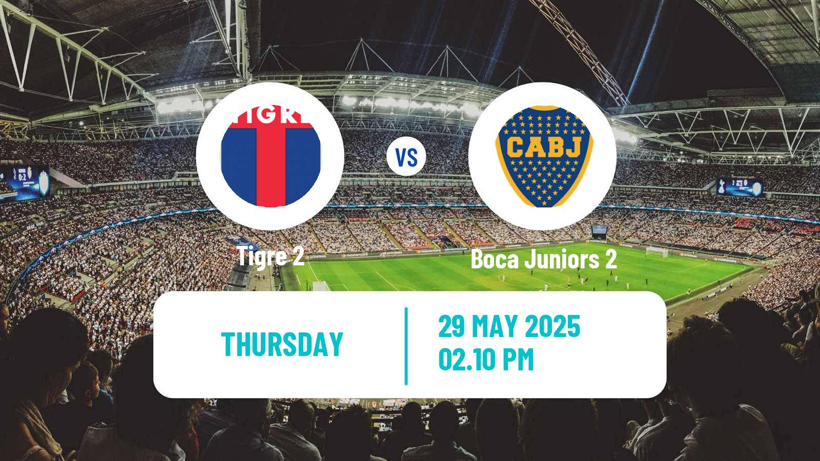 Soccer Argentinian Reserve League Tigre 2 - Boca Juniors 2