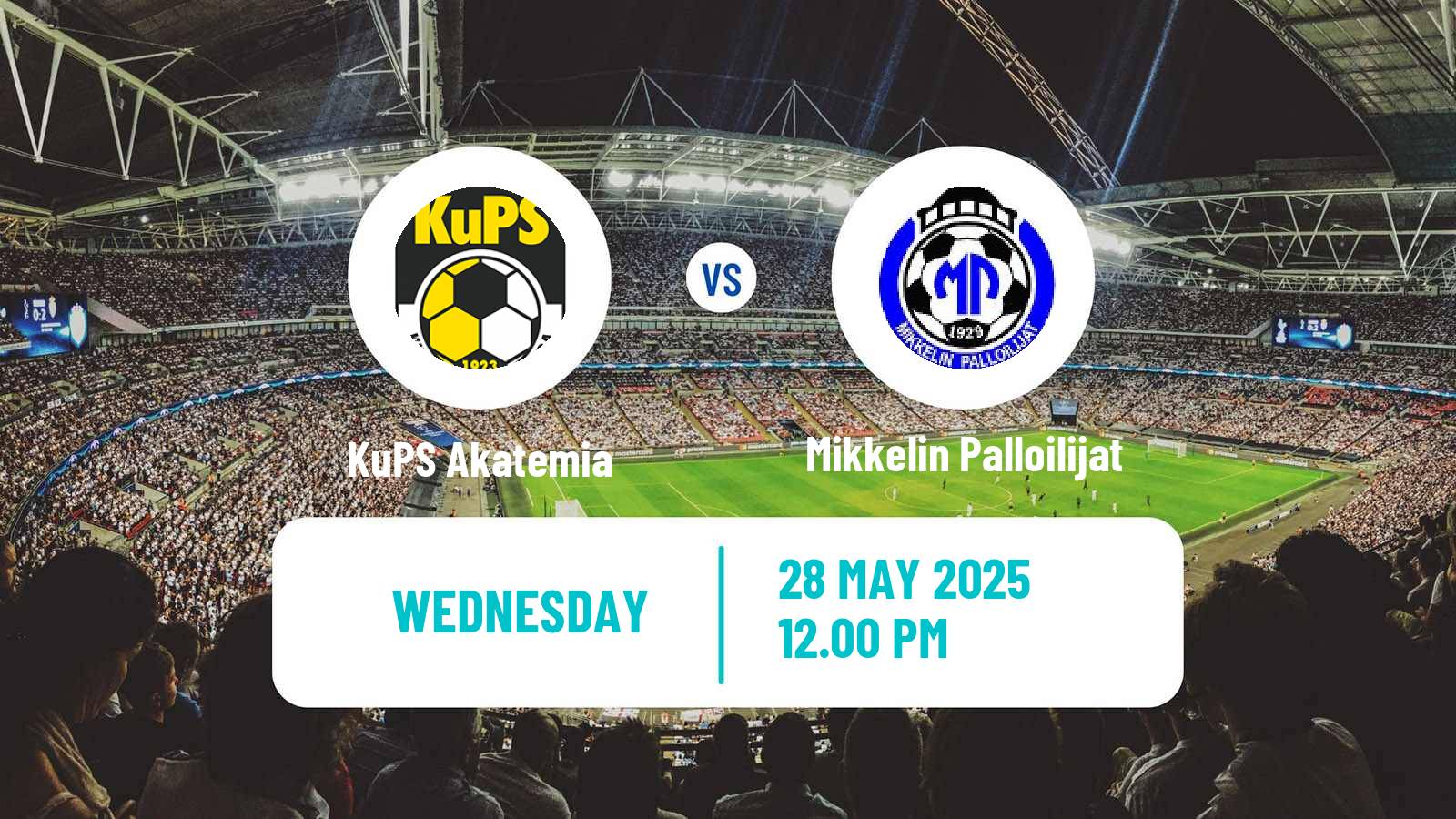 Soccer Finnish Cup KuPS Akatemia - Mikkelin Palloilijat