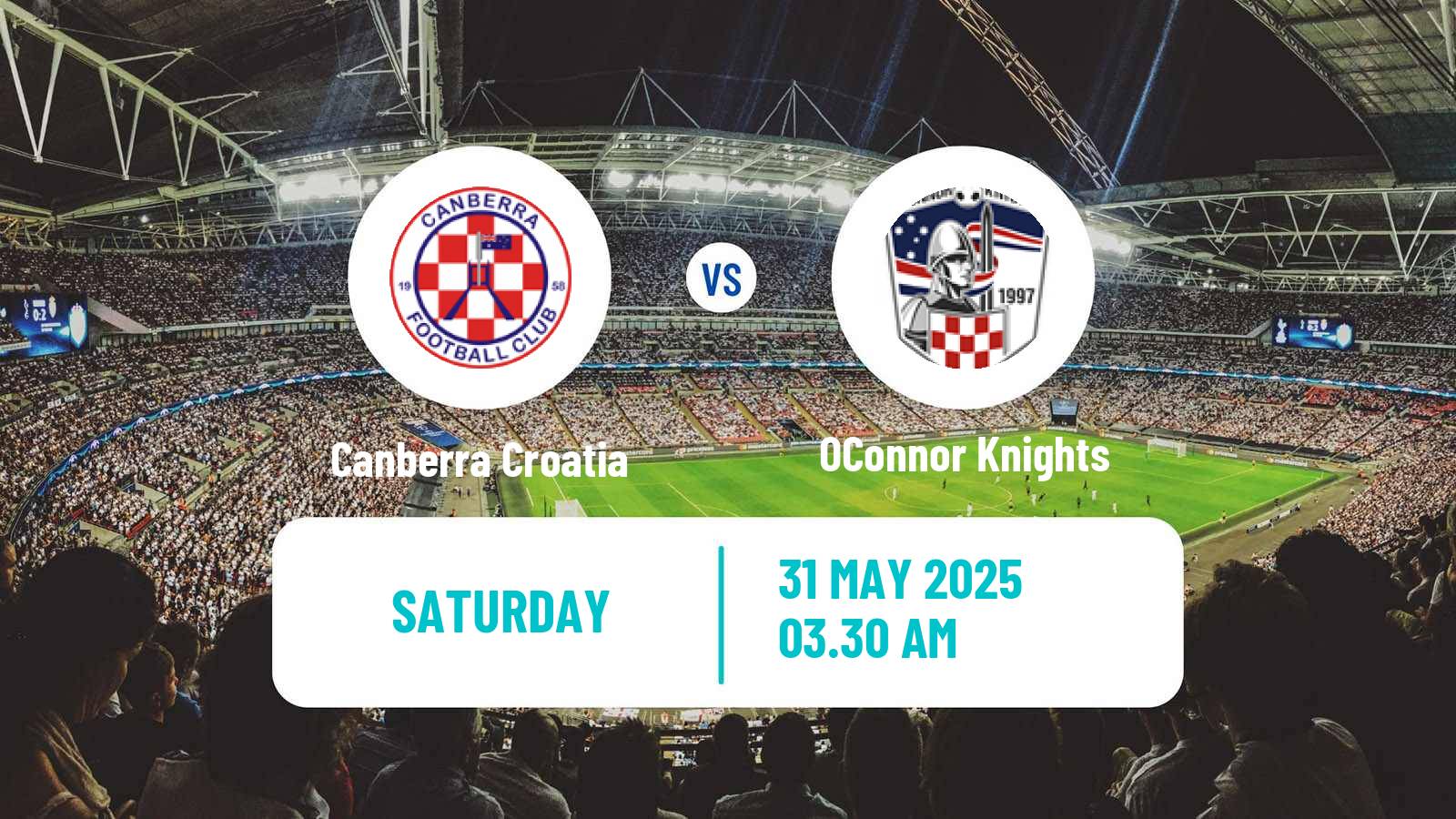  Australian NPL ACT Canberra Croatia - OConnor Knights