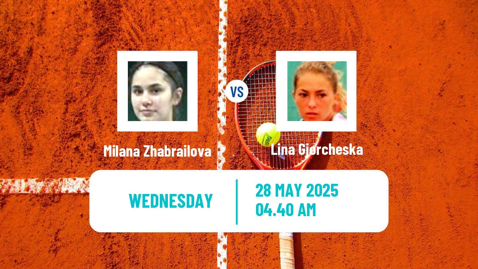 Tennis ITF W35 Kursumlijska Banja Women Milana Zhabrailova - Lina Gjorcheska