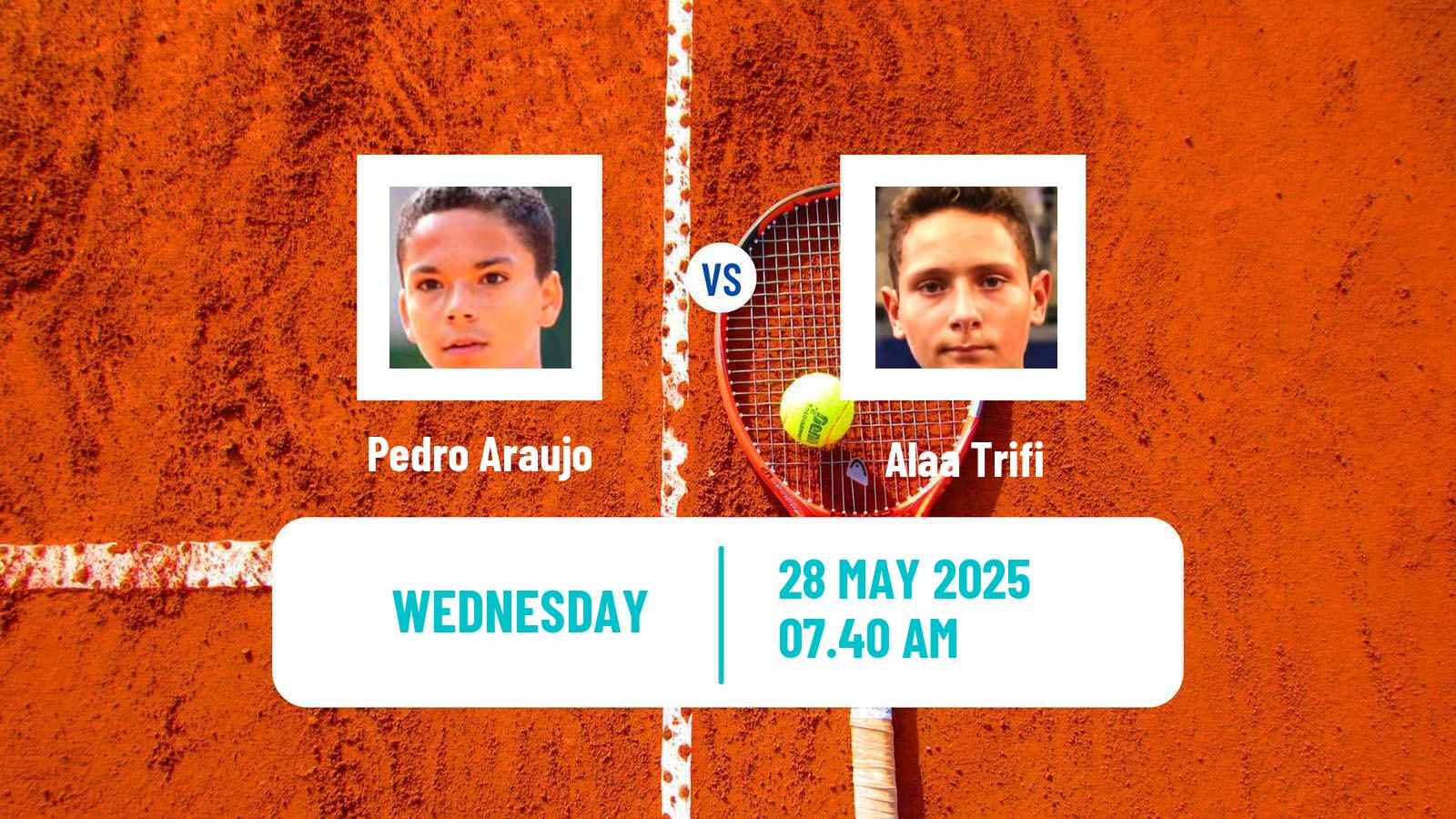 Tennis ITF M15 Monastir 21 Men Pedro Araujo - Alaa Trifi