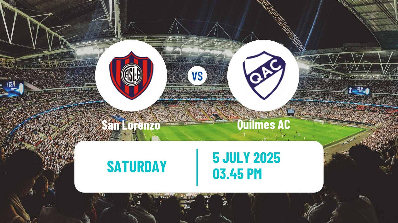 Soccer Copa Argentina San Lorenzo - Quilmes