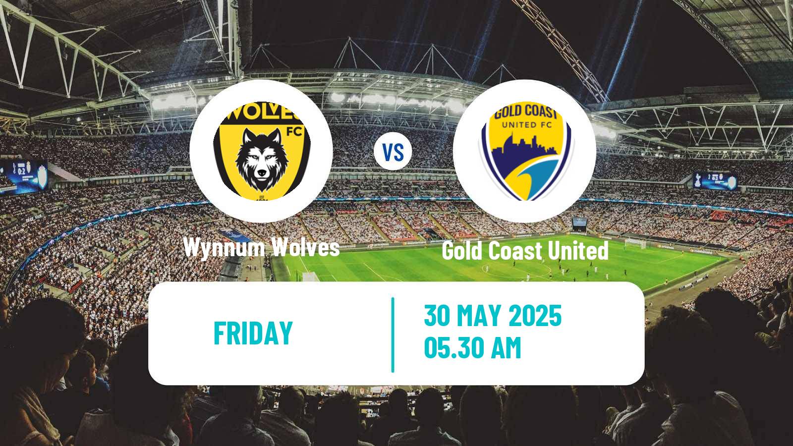 Soccer Australian NPL Queensland Wynnum Wolves - Gold Coast United