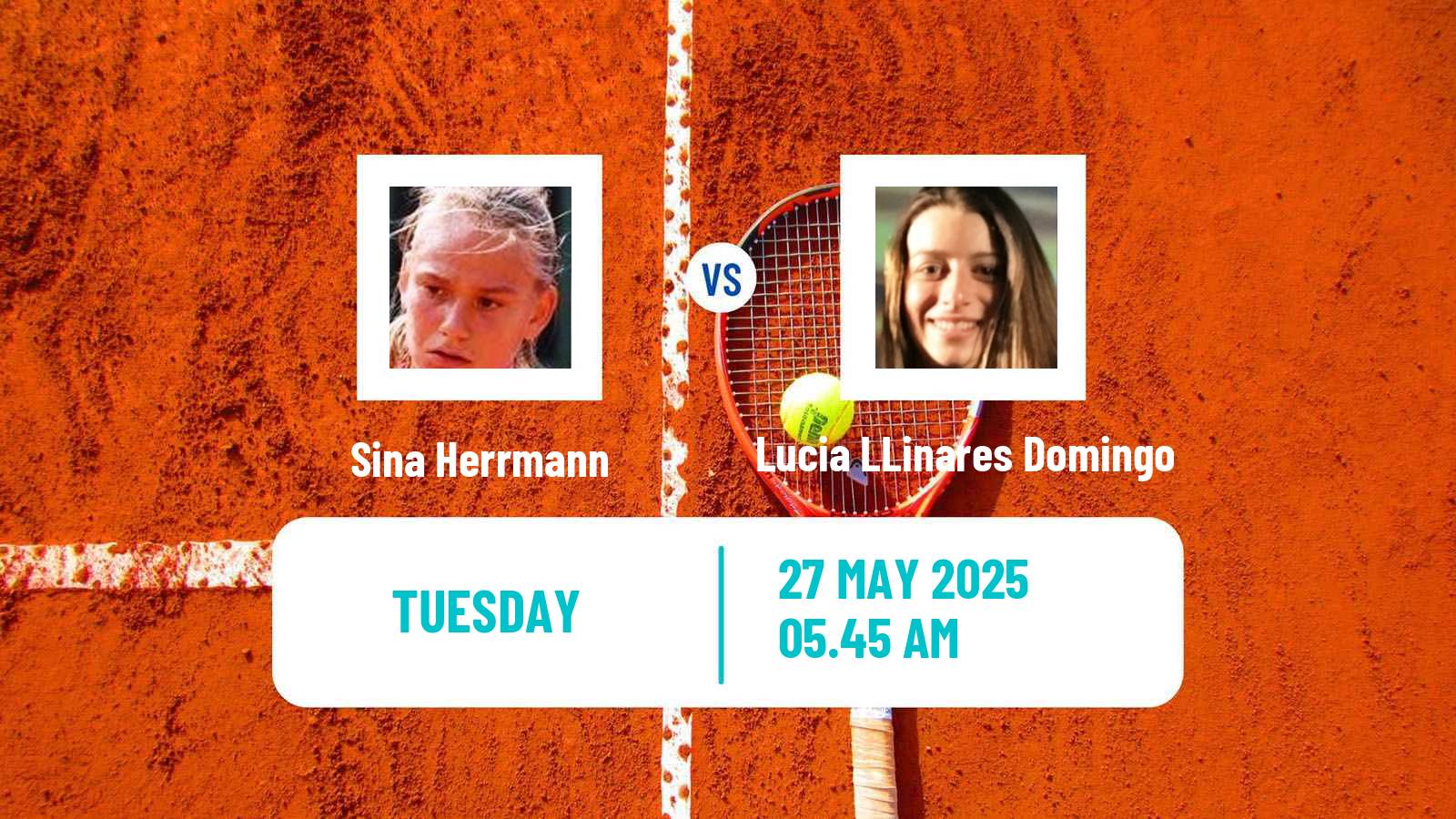 Tennis ITF W15 Castellon Vall D Uxo Women Sina Herrmann - Lucia LLinares Domingo