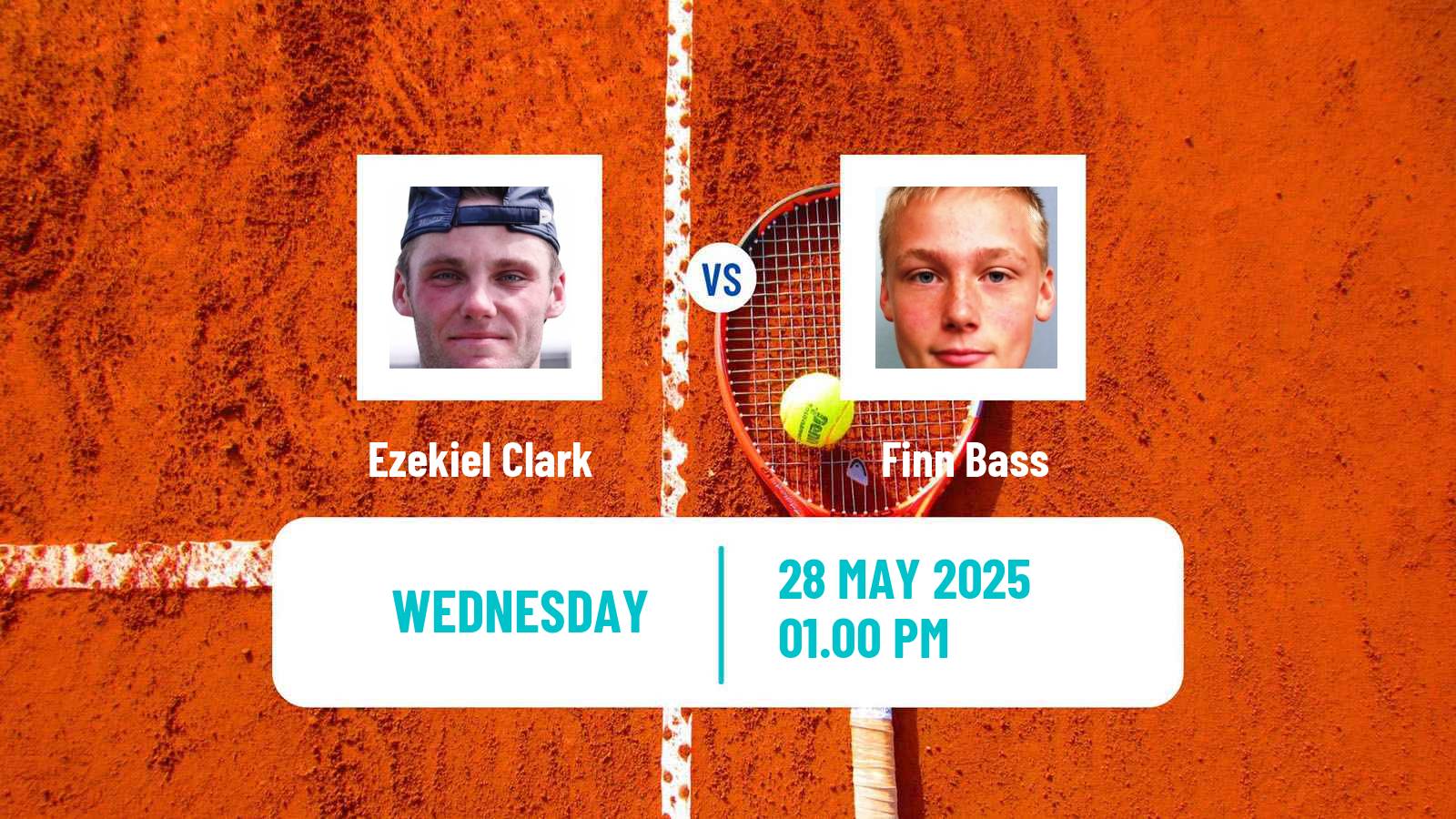 Tennis ITF M15 San Diego Ca Men Ezekiel Clark - Finn Bass