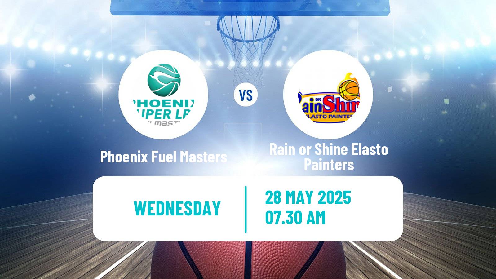 Basketball Philippines Cup Phoenix Fuel Masters - Rain or Shine Elasto Painters