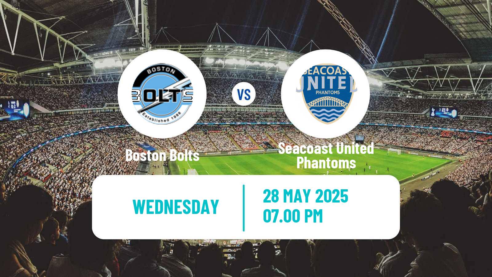 Soccer USL League Two Boston Bolts - Seacoast United Phantoms