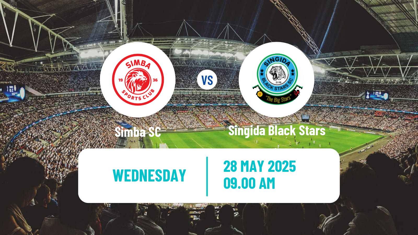 Soccer Tanzanian Premier League Simba - Singida Black Stars