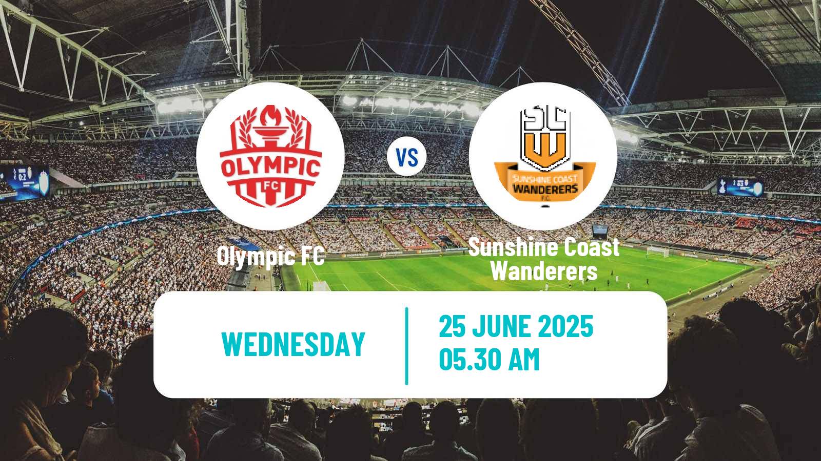 Soccer Australian NPL Queensland Olympic FC - Sunshine Coast Wanderers