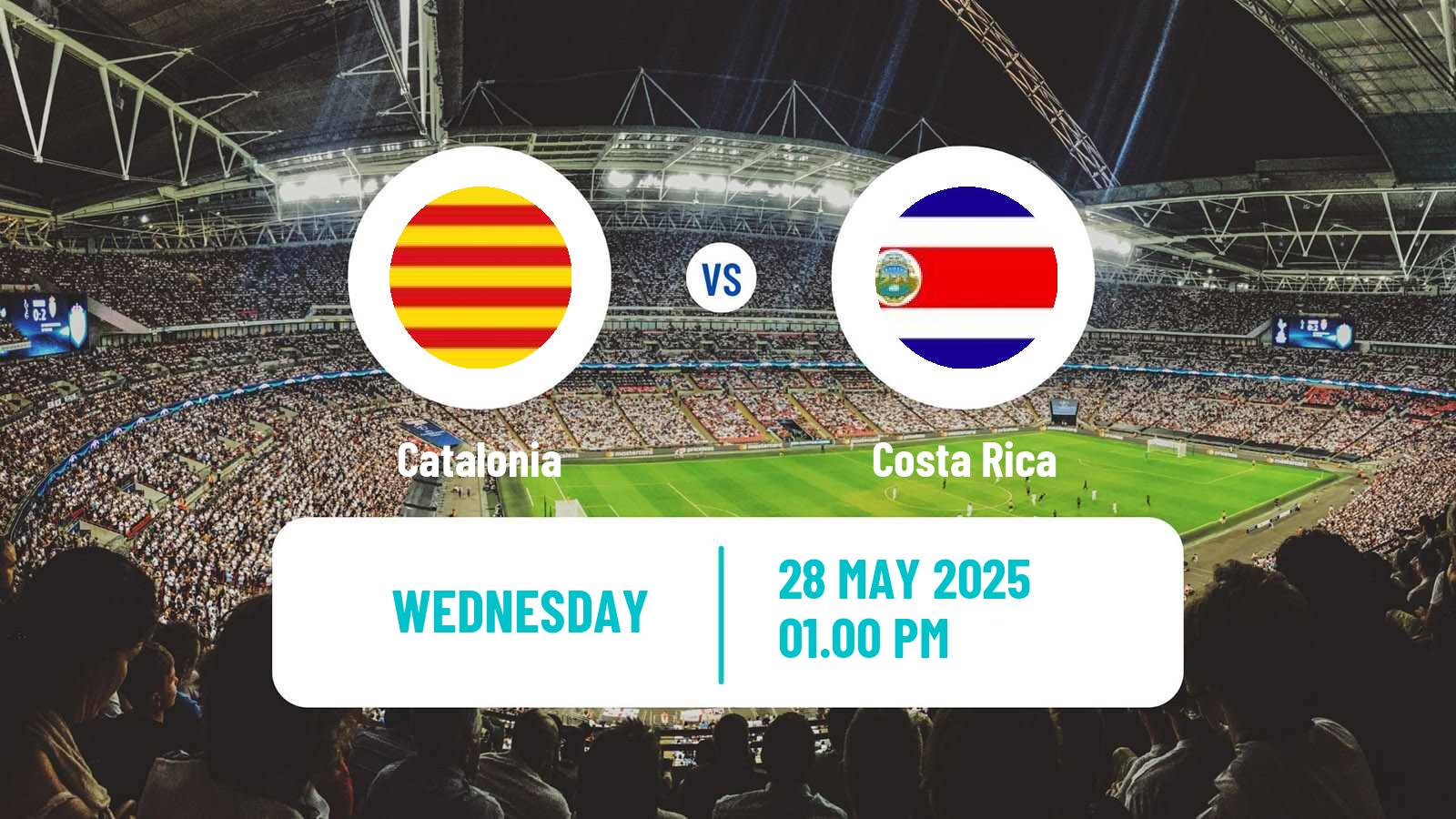 Soccer Friendly Catalonia - Costa Rica