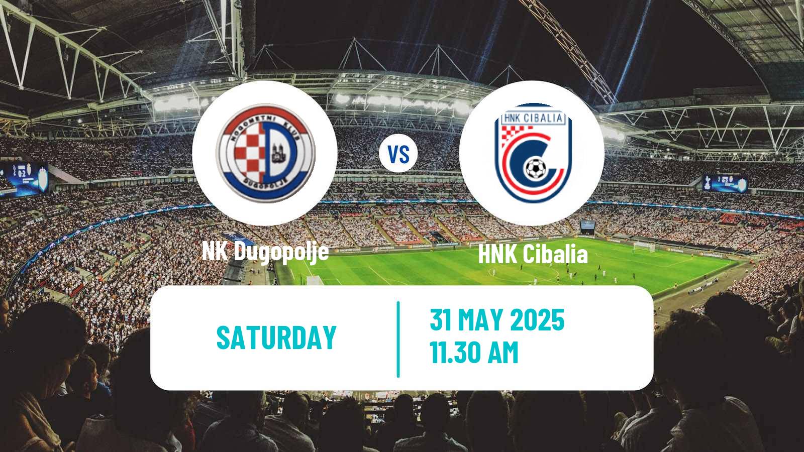 Soccer Croatian Prva NL Dugopolje - Cibalia