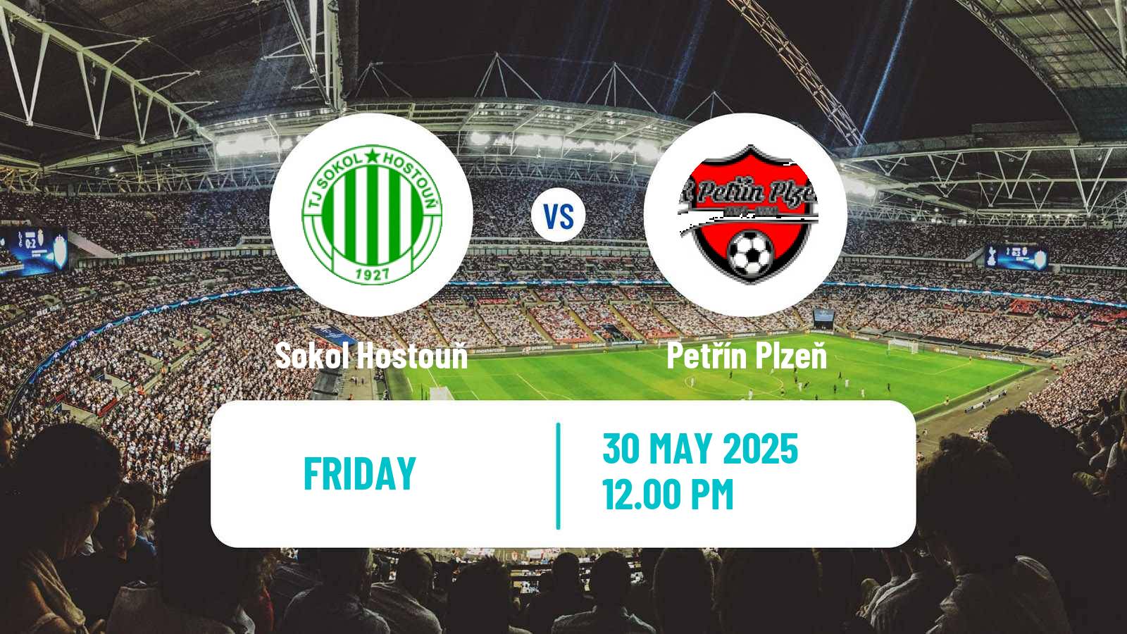 Soccer Czech CFL Group A Sokol Hostouň - Petřín Plzeň