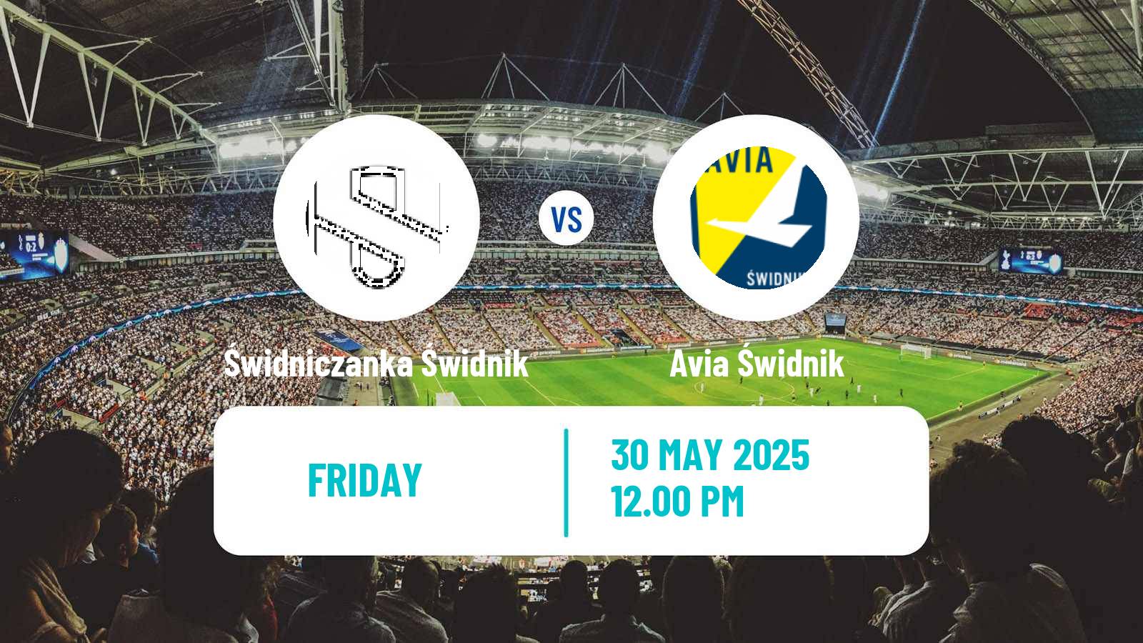 Soccer Polish Division 3 - Group IV Świdniczanka Świdnik - Avia Świdnik