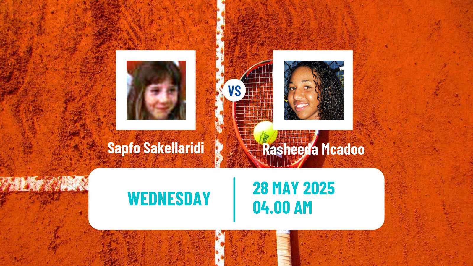 Tennis ITF W35 Warmbad Villach Women Sapfo Sakellaridi - Rasheeda Mcadoo