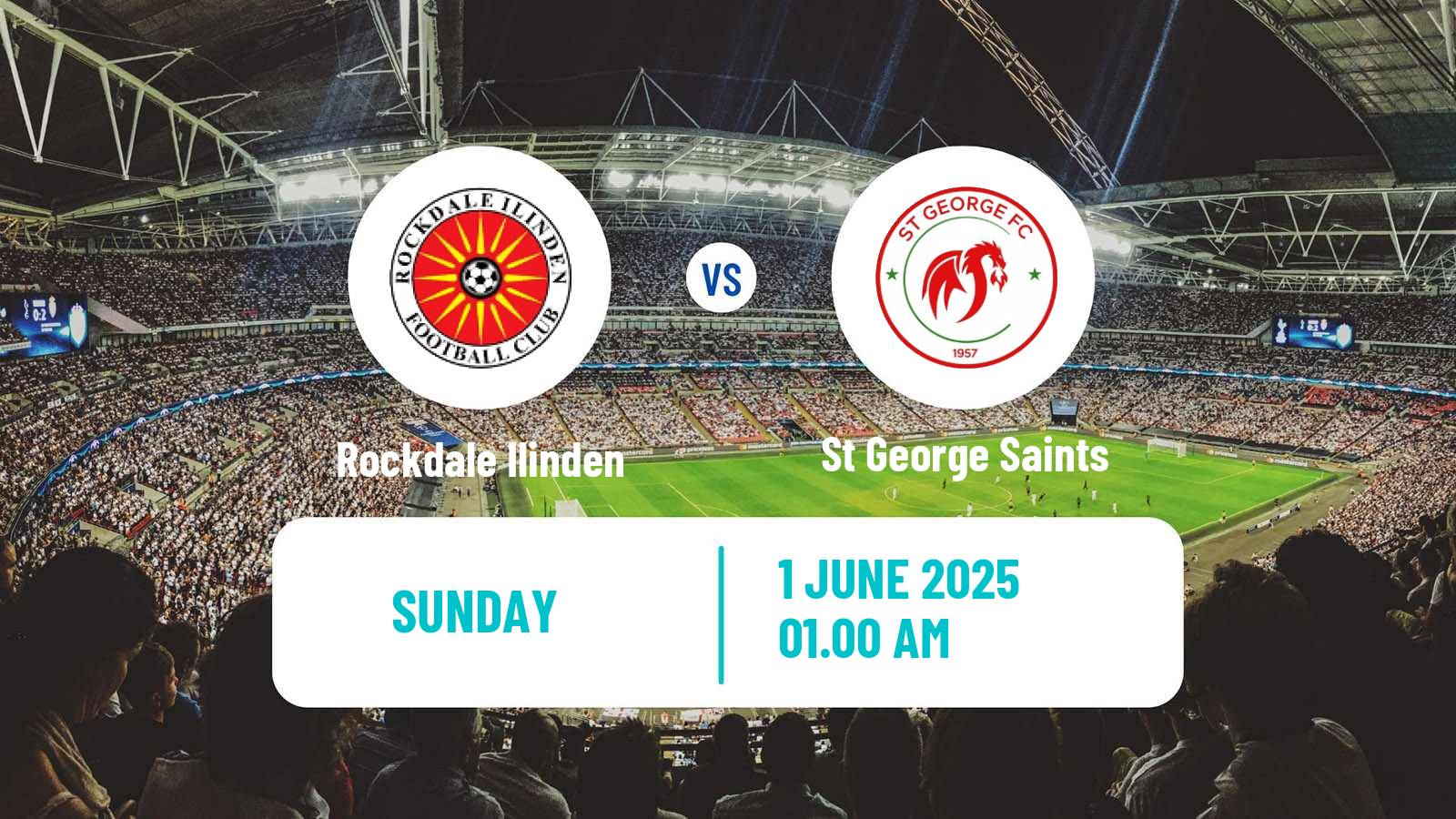Soccer Australian NPL NSW Rockdale Ilinden - St George Saints