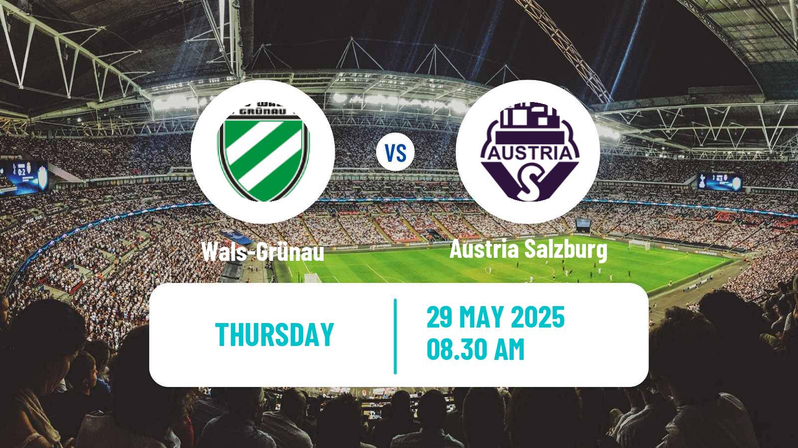 Soccer Austrian Regionalliga West Wals-Grünau - Austria Salzburg