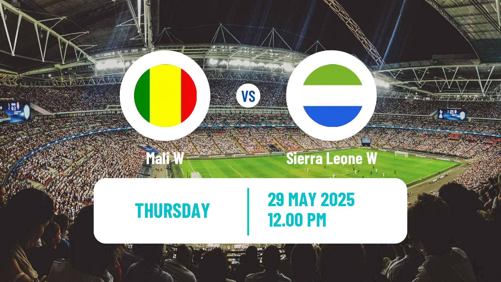 Soccer Friendly International Women Mali W - Sierra Leone W