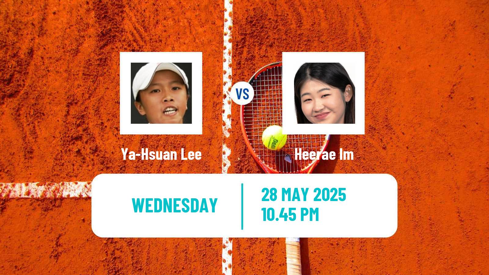 Tennis ITF W15 Daegu Women Ya-Hsuan Lee - Heerae Im