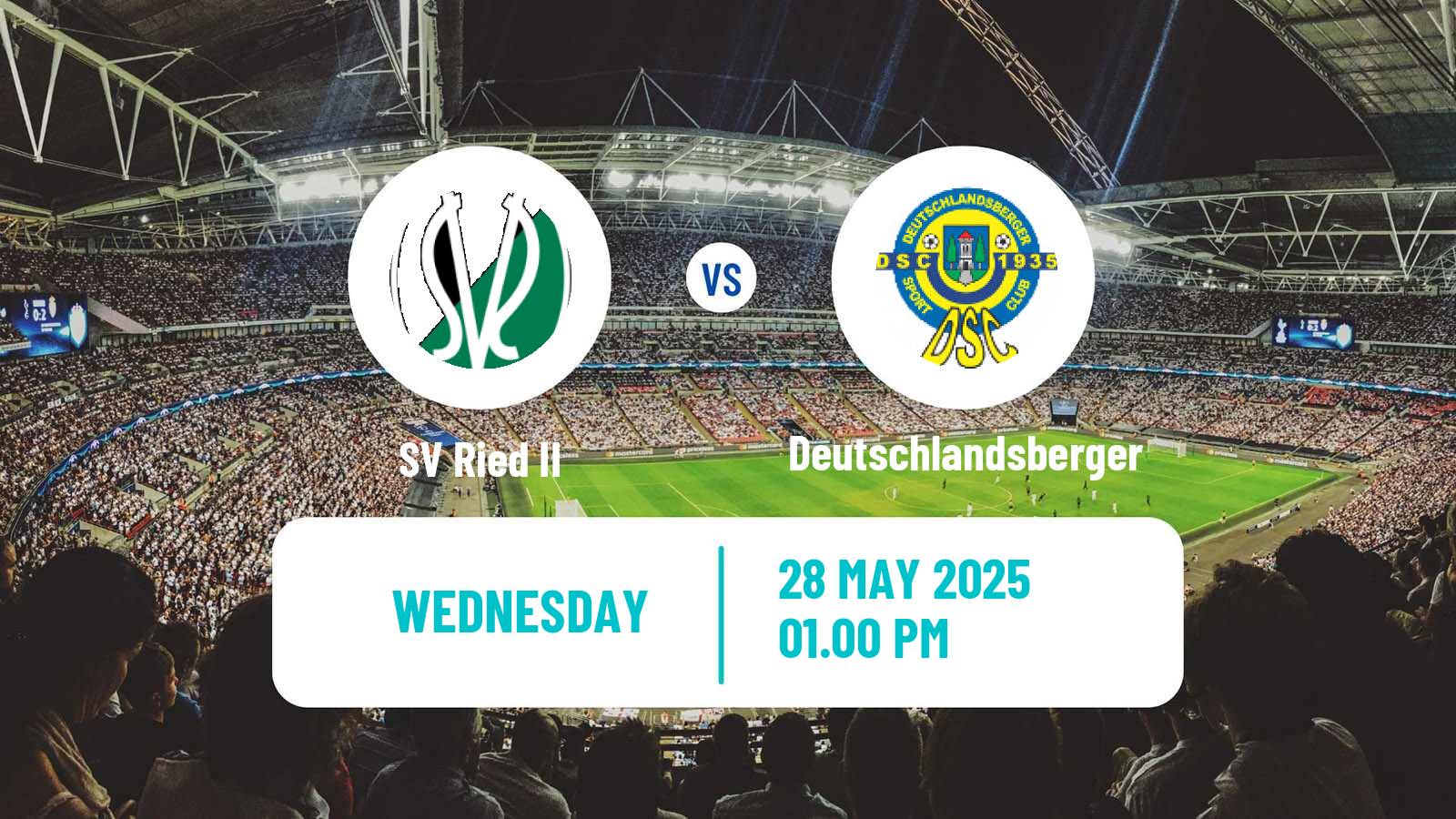Soccer Austrian Regionalliga Central Ried II - Deutschlandsberger