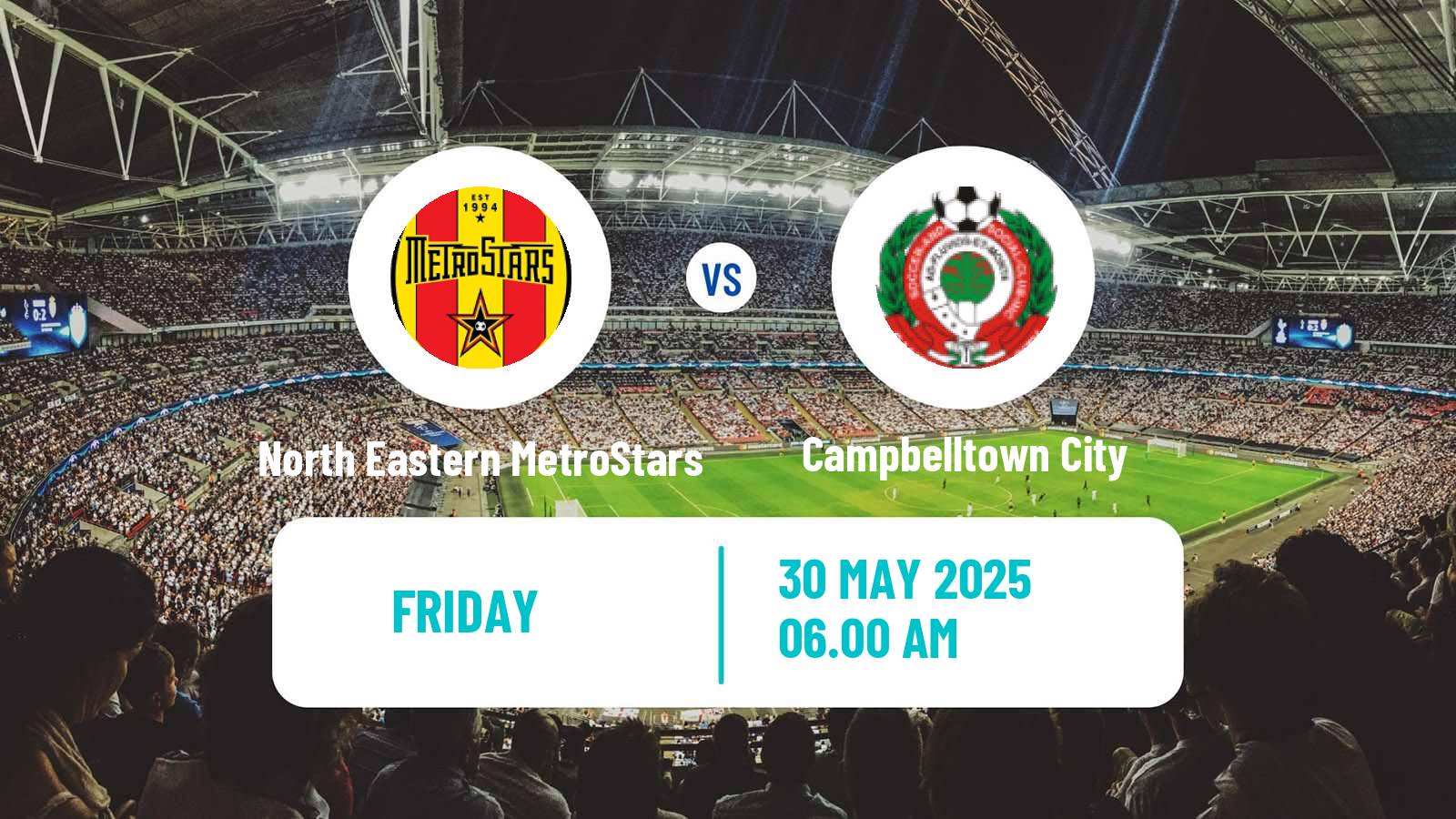 Soccer Australian NPL South Australian North Eastern MetroStars - Campbelltown City