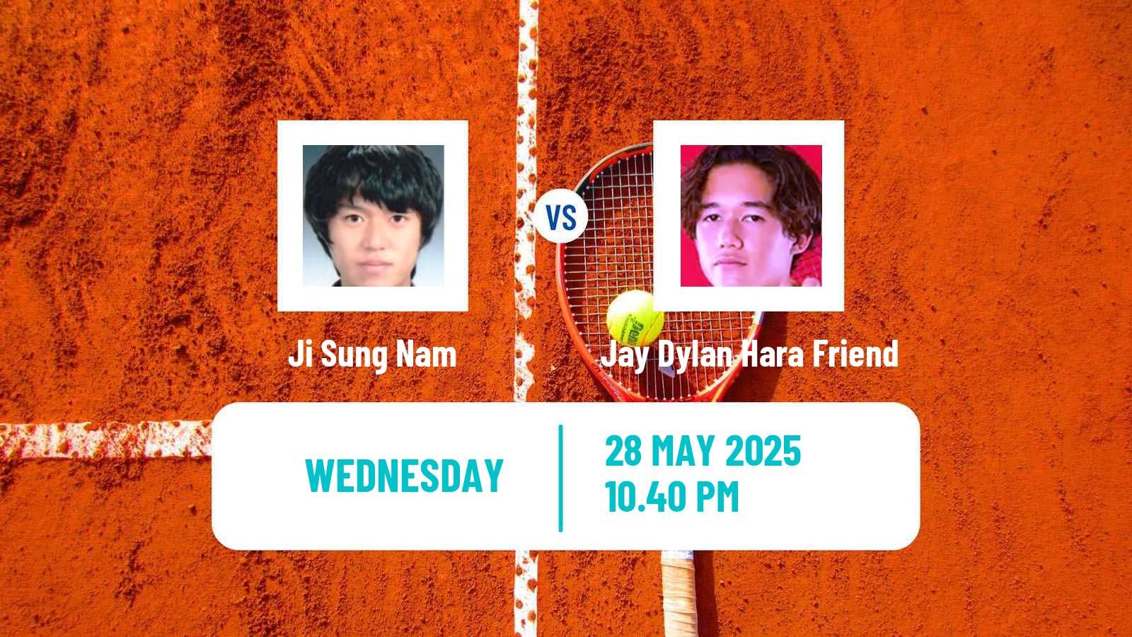 Tennis ITF M15 Daegu Men Ji Sung Nam - Jay Dylan Hara Friend