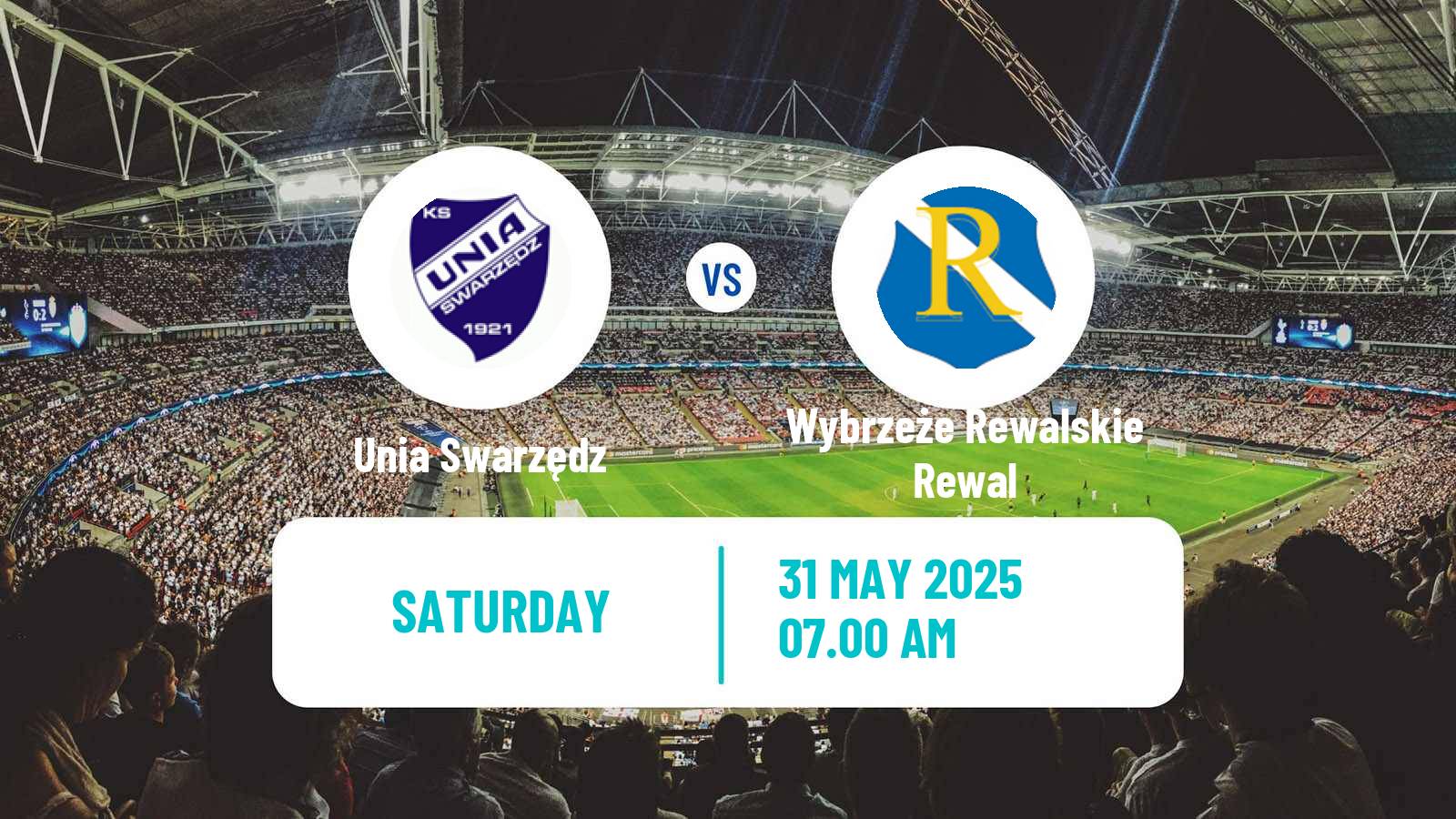 Football Polish Division 3 - Group II Unia Swarzędz - Wybrzeże Rewalskie Rewal