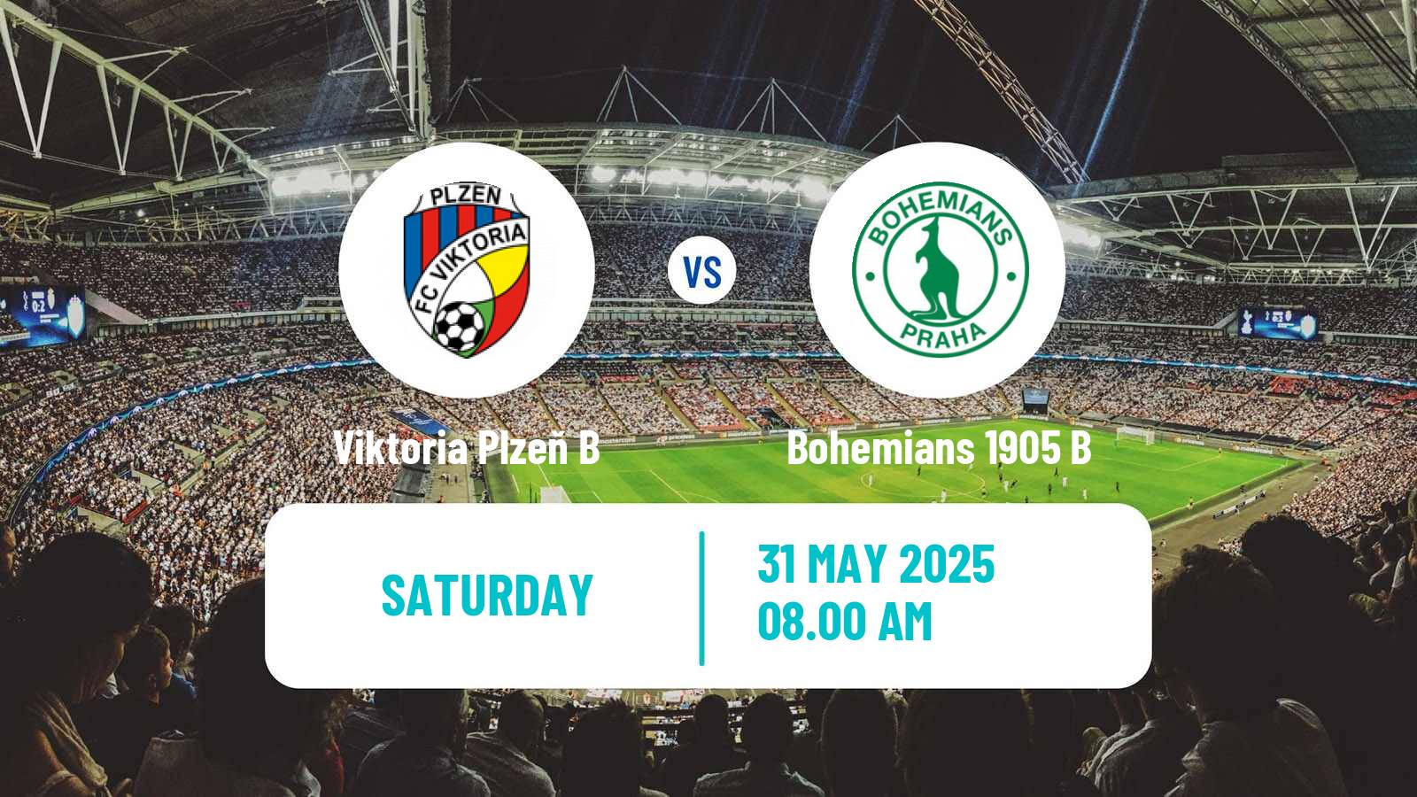 Soccer Czech CFL Group A Viktoria Plzeň B - Bohemians 1905 B