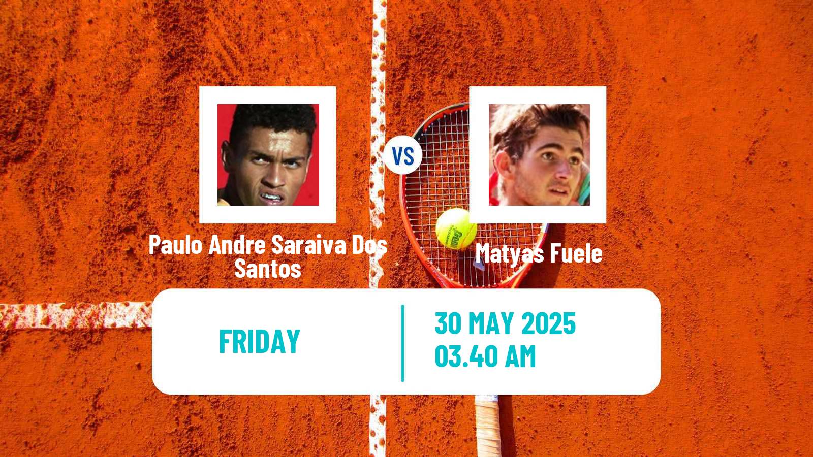 Tennis ITF M15 Gyula Men Paulo Andre Saraiva Dos Santos - Matyas Fuele