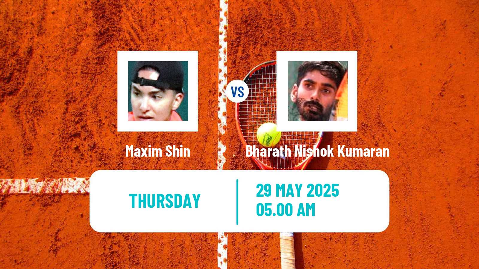 Tennis ITF M15 Tashkent 2 Men Maxim Shin - Bharath Nishok Kumaran