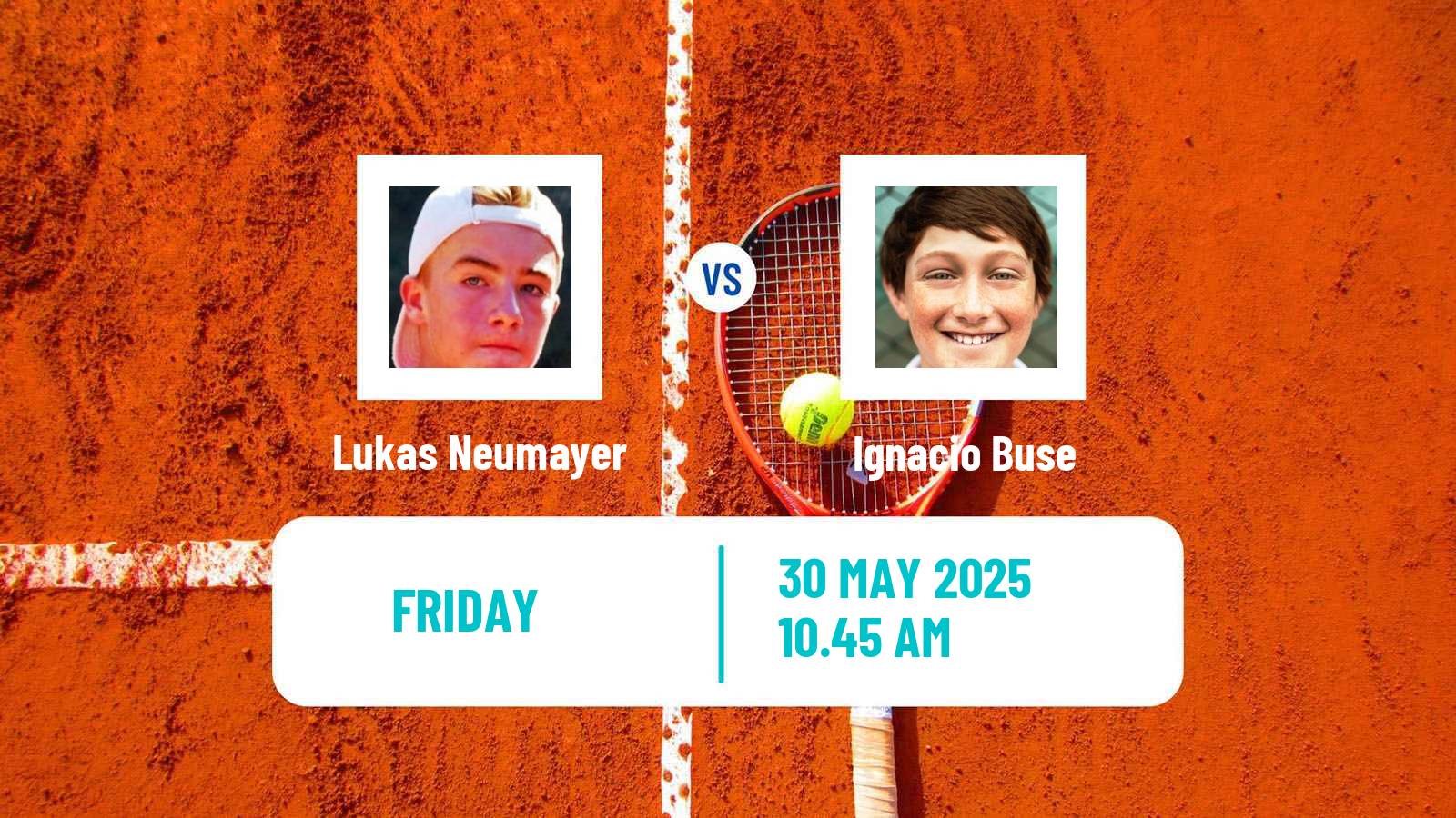 Tennis Vicenza Challenger Men Lukas Neumayer - Ignacio Buse