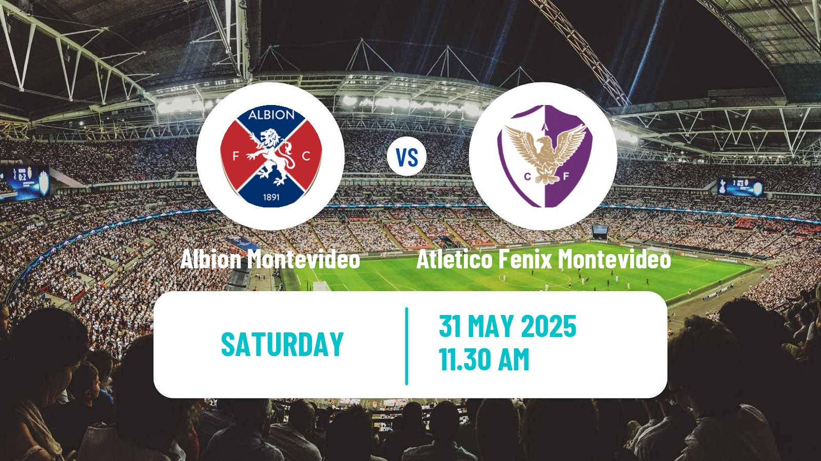 Soccer Uruguayan Segunda Division Albion Montevideo - Atletico Fenix Montevideo
