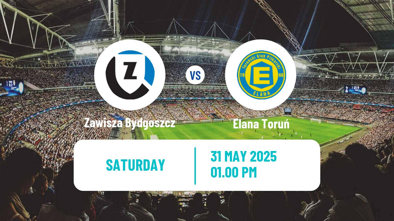 Soccer Polish Division 3 - Group II Zawisza Bydgoszcz - Elana Toruń