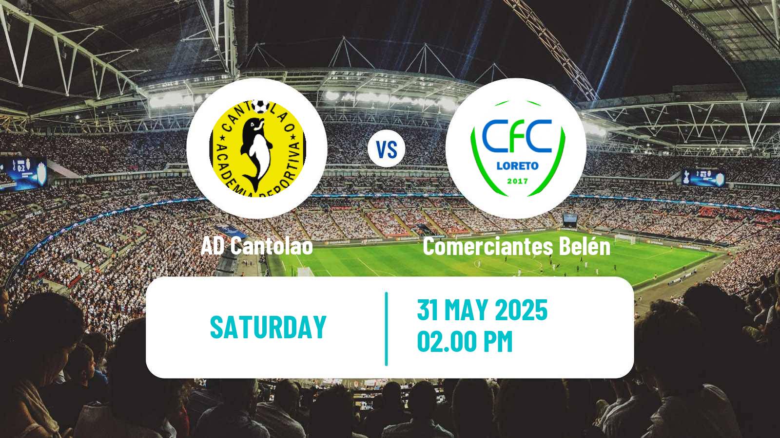 Soccer Peruvian Liga 2 Cantolao - Comerciantes Belén