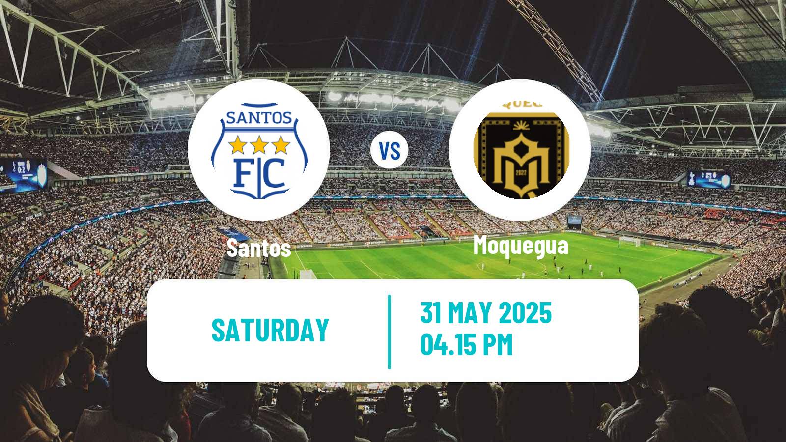 Soccer Peruvian Liga 2 Santos - Moquegua