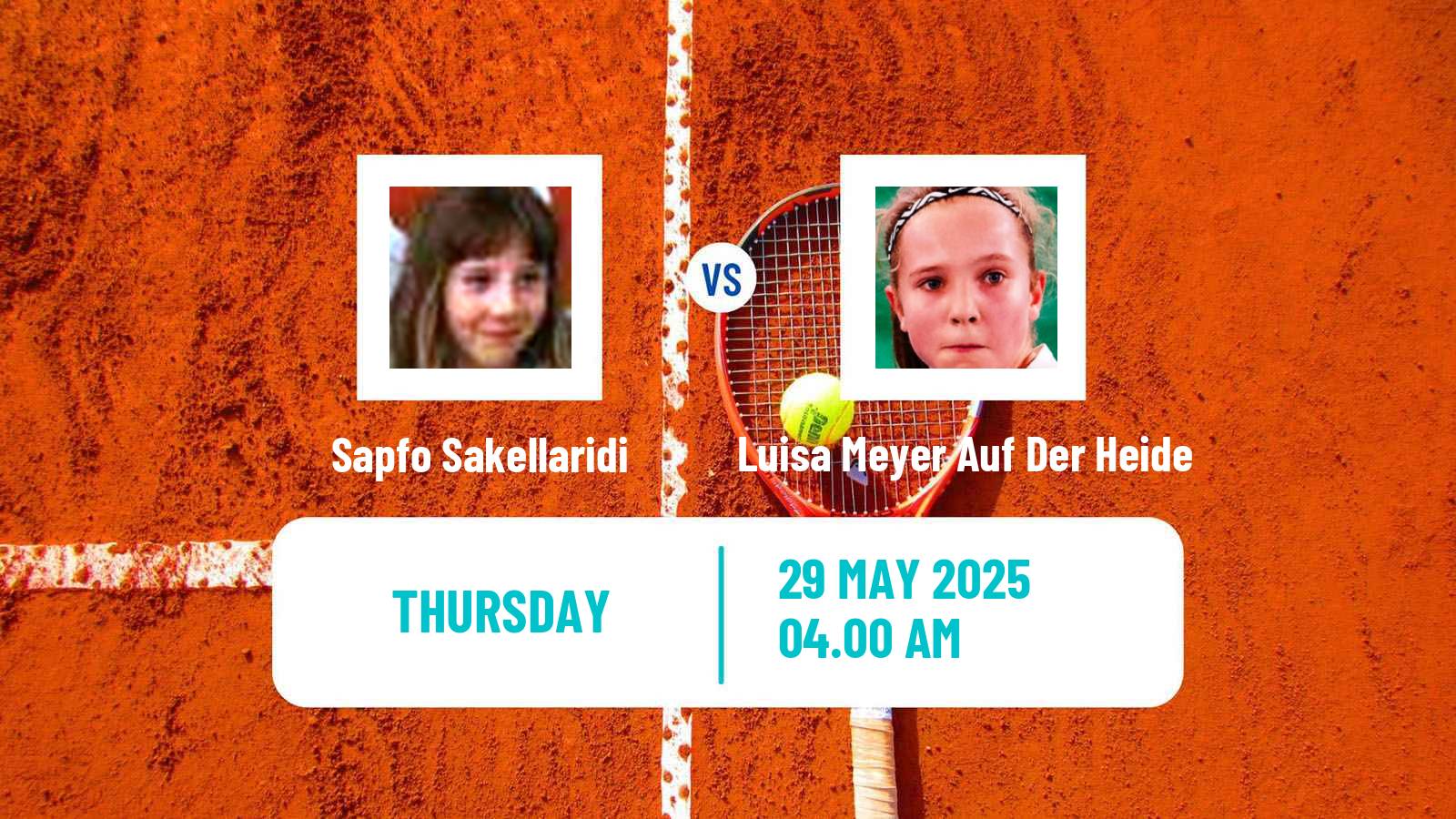 Tennis ITF W35 Warmbad Villach Women Sapfo Sakellaridi - Luisa Meyer Auf Der Heide