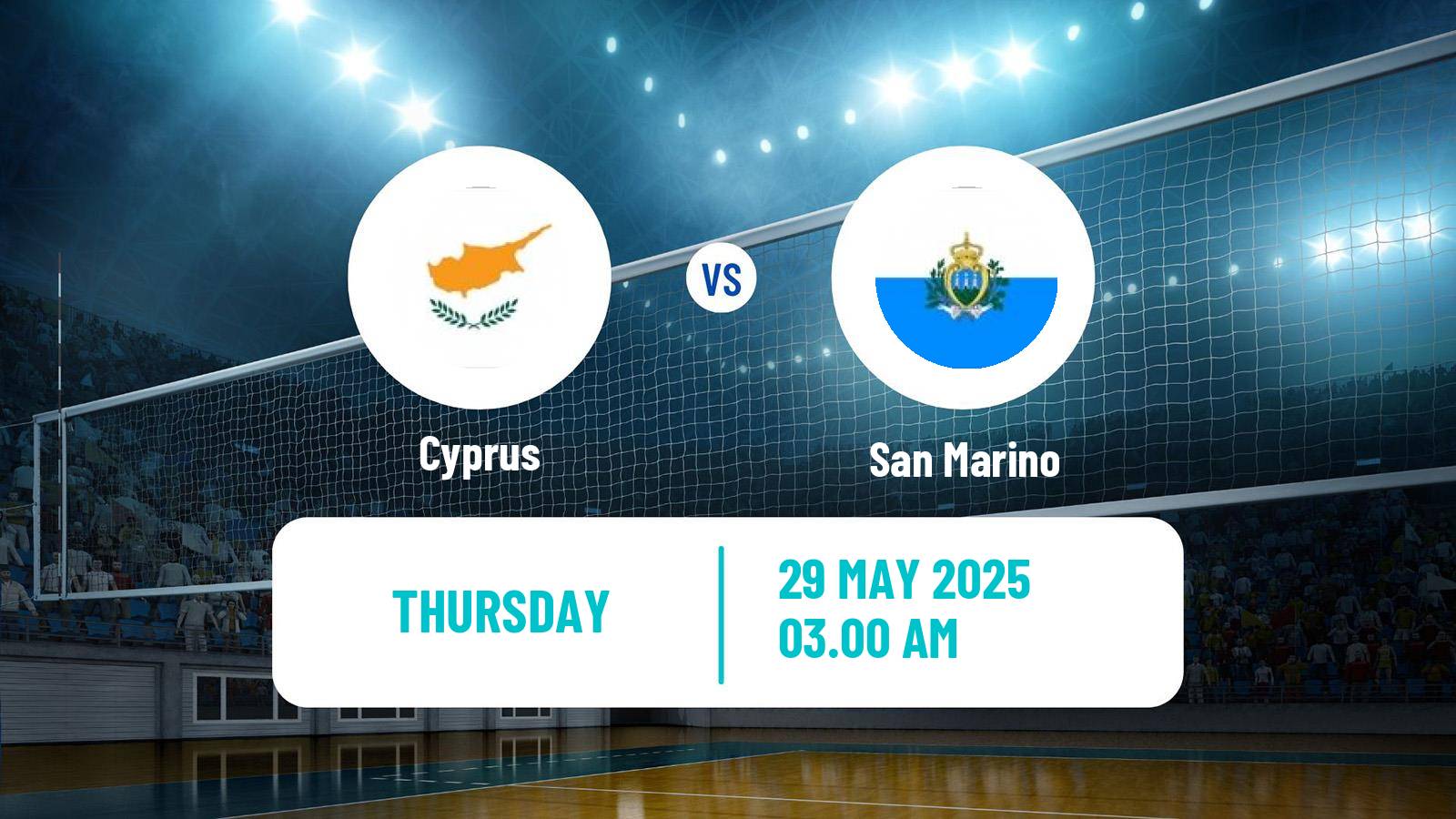 Volleyball Games of the Small States of Europe Volleyball Cyprus - San Marino