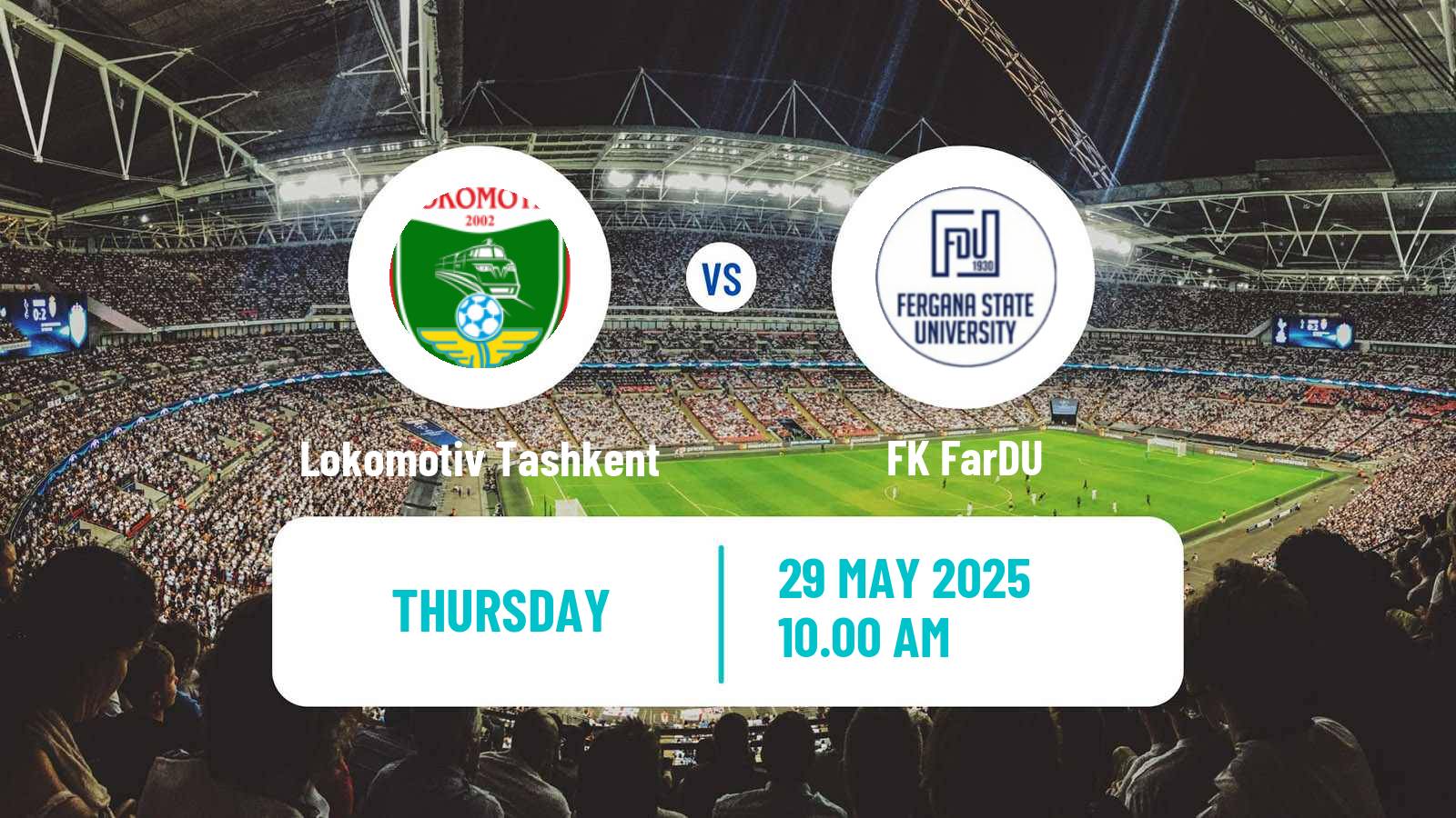 Soccer Uzbek Pro Liga Lokomotiv Tashkent - FarDU