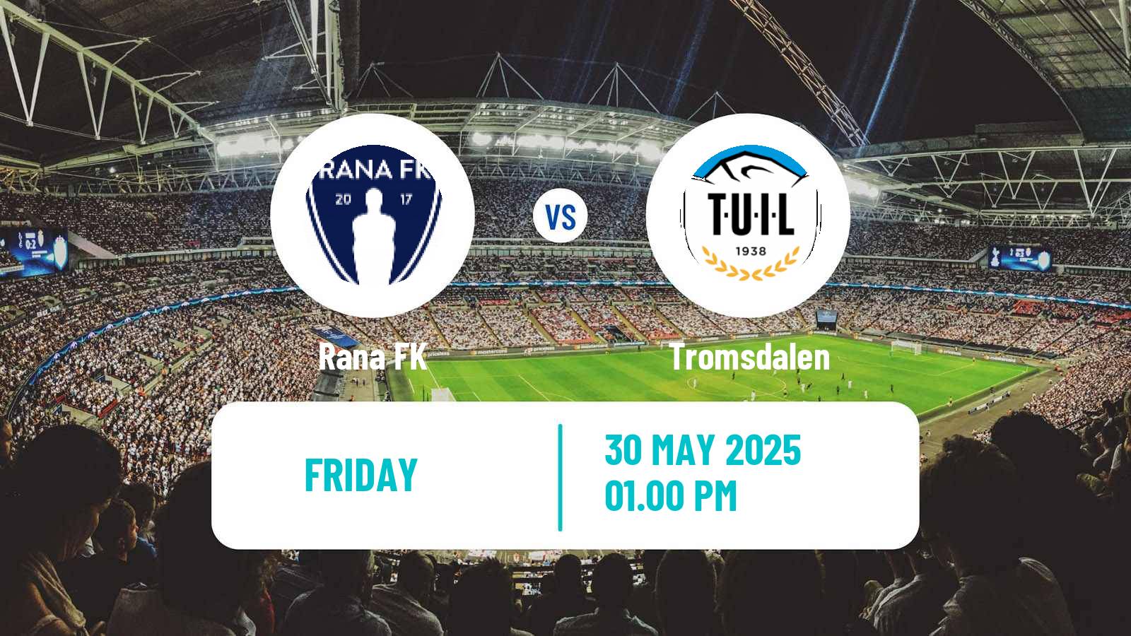 Football Norwegian Division 2 - Group 2 Rana - Tromsdalen